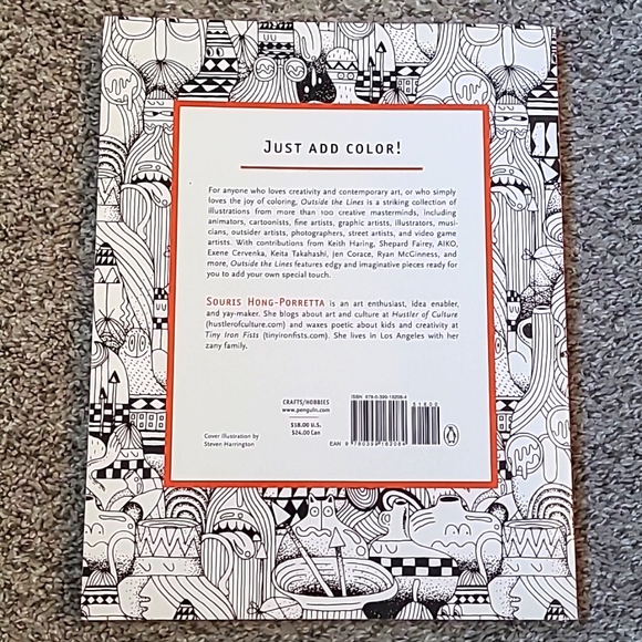 Contemporary Art Adult Coloring Book: Outside the Lines - Picture 3 of 5